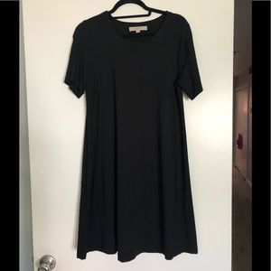 Classic black Loft T-shirt dress